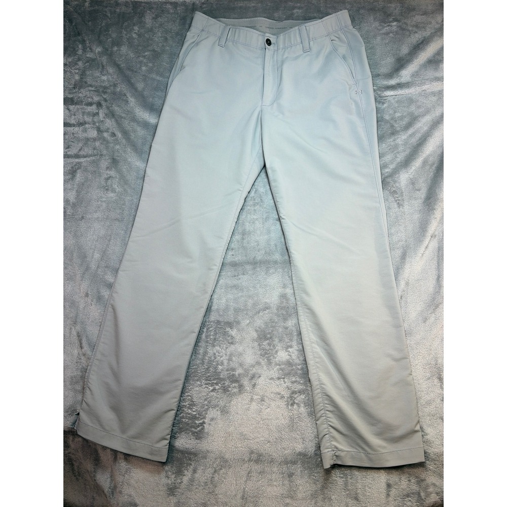 Under Armour Mens Match Play Golf Pants Gray 1248089 36x32